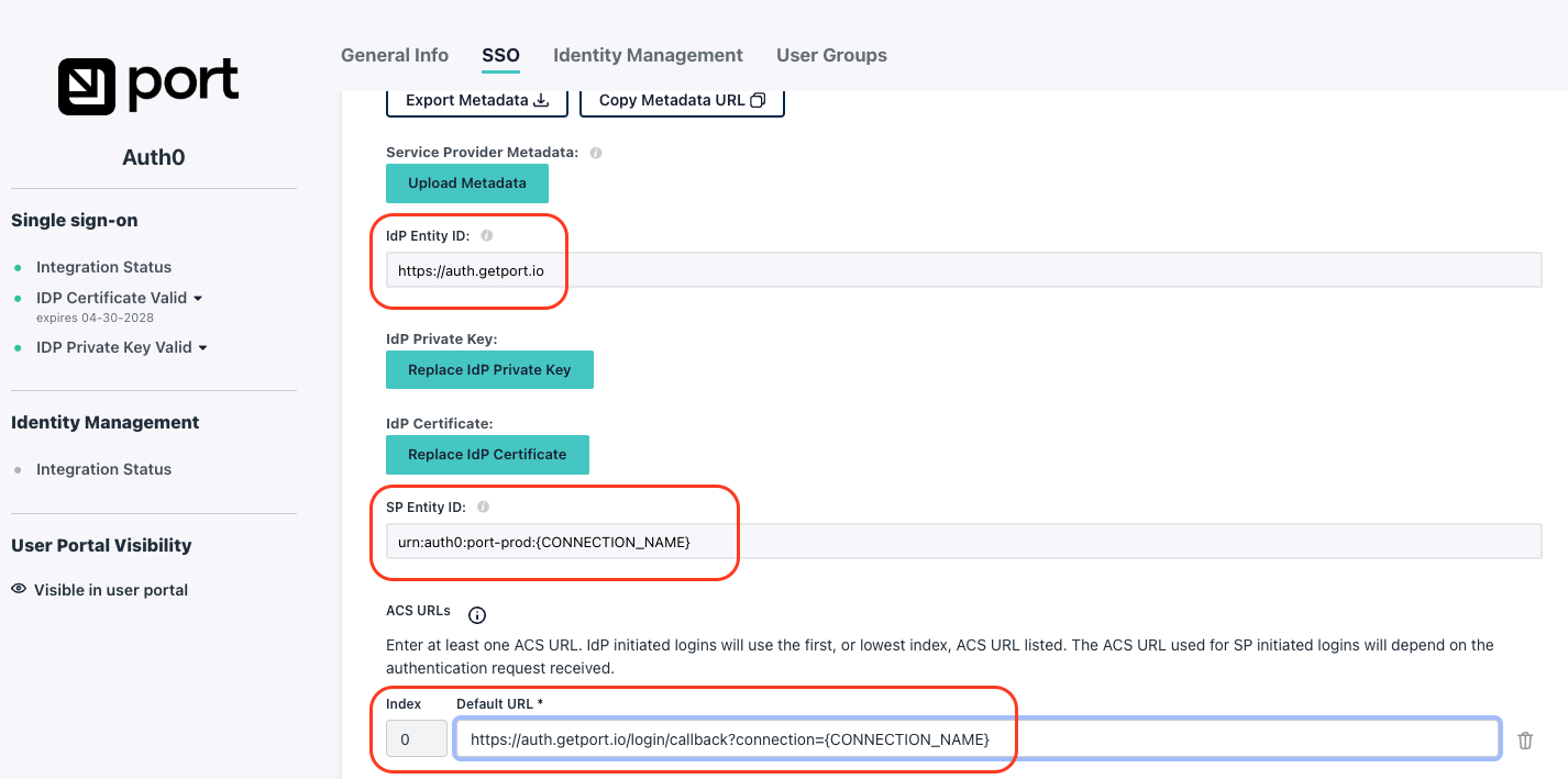 Jumpcloud SSO configuration